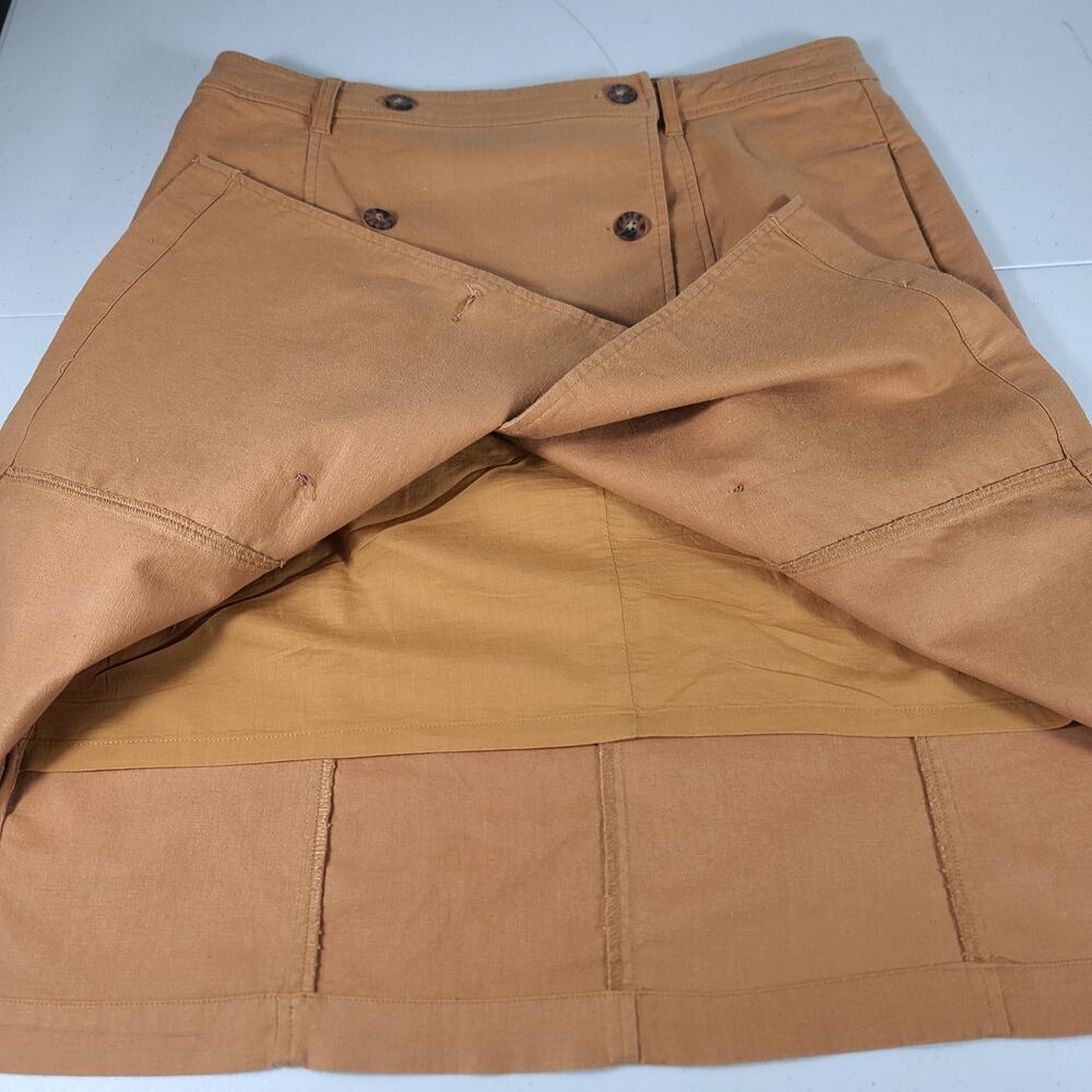 Pendleton Mustard Brown Double Button Linen Blend… - image 3